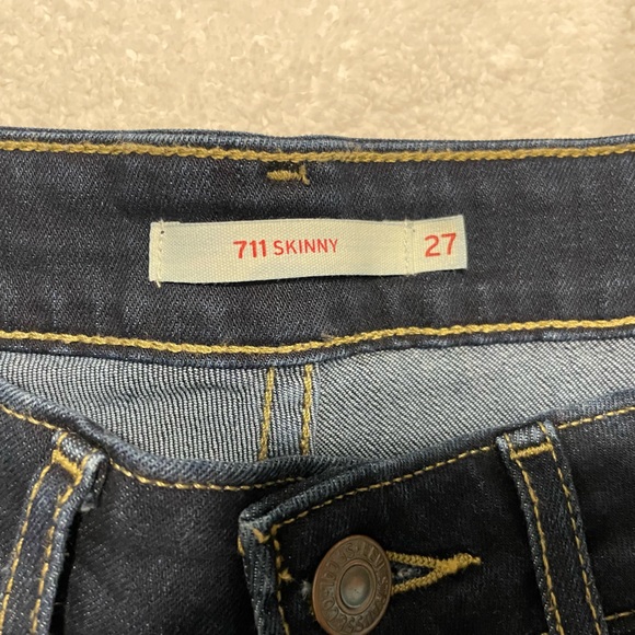 Levi’s 711 Skinny Jean- Sz 27 - Picture 2 of 6